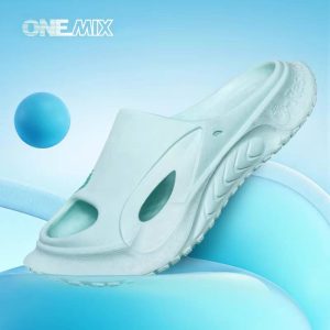 ONEMIX 2024 Summer Slippers Flip Flops for Women Beach Shoe Men Slippers White Non-slip Bathroom Slides Indoor Lover Slippers