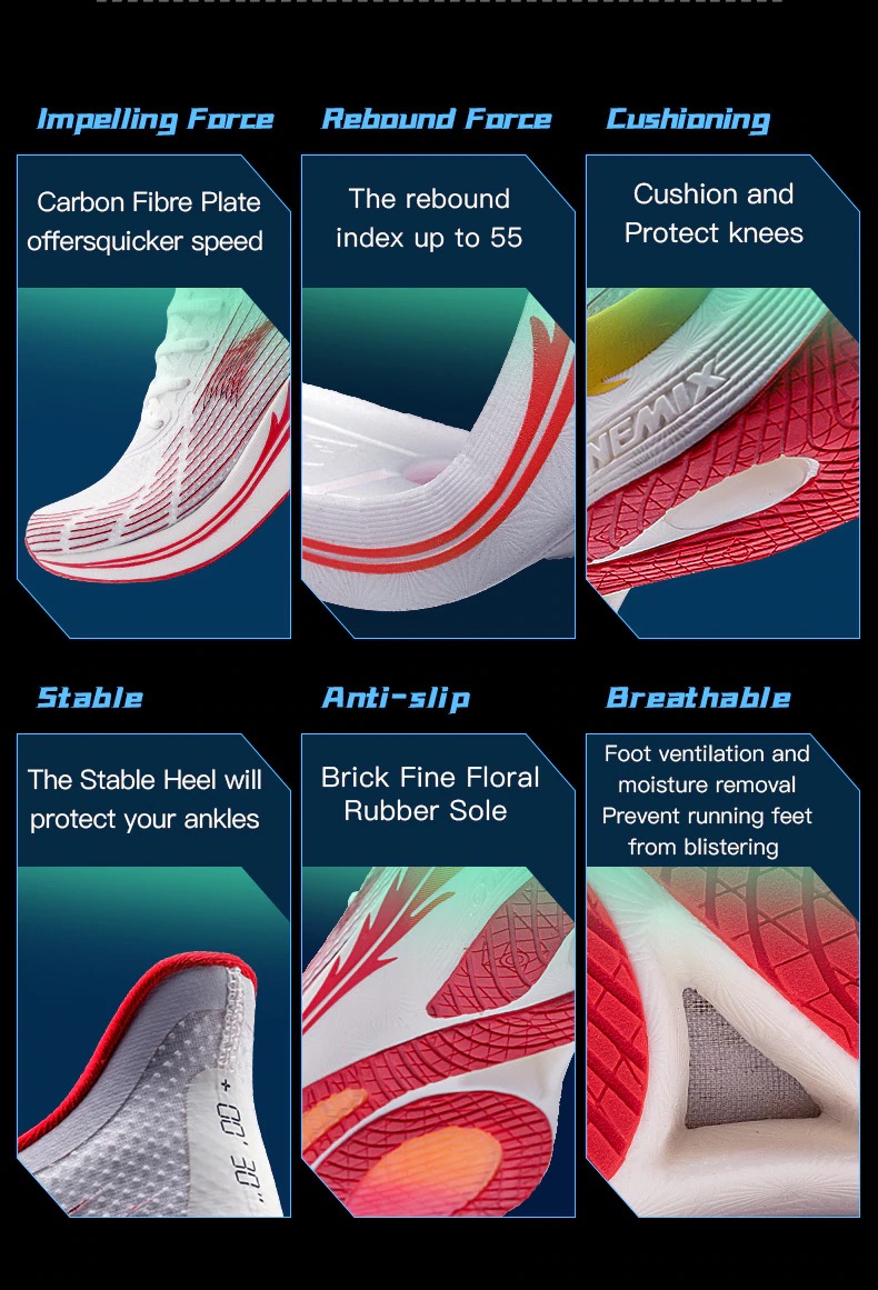 ONEMIX 2021 Running Shoes Light Marathon Breathable Sport